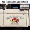 Personalized Mr Horsepower Hot Rod Lettering Sticker 12043