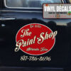Personalized Vintage Paint Shop Sticker 11519