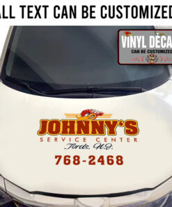 Personalized Mr Horsepower Lettering Vinyl Sticker 10746