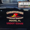 Personalized Mr Horsepower Logistic Company Sticker 11152