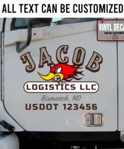 Personalized Mr Horsepower Logistic Company Sticker 11154