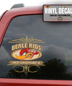 Personalized Mr Horsepower Pinstriping Sticker 11545