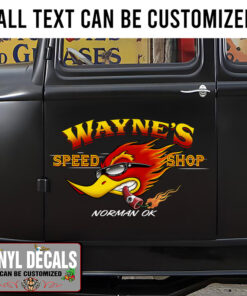 Personalized Mr Horsepower Rat Fink Sticker 12004