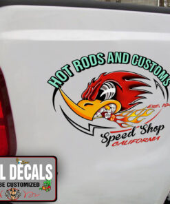 Personalized Mr Horsepower Speed Shop Sticker 10996