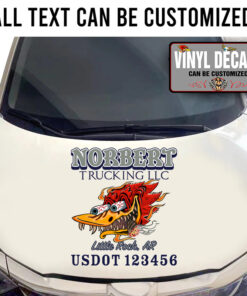 Personalized Mr Horsepower Trucking Company Sticker 11159