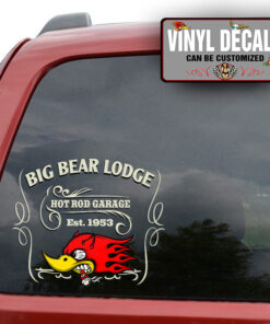 Personalized Mr Horser Power Hot Rod Garage Sticker 11023