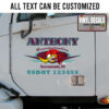 Personalized Mr Horser Power V8 Trucking Company Sticker 11156