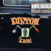 Personalized Welder Lettering Vinyl Sticker 10494