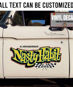 Personalized Nasty Habit Sticker 11990