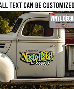 Personalized Nasty Habit Sticker 11990