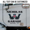 Personalized Western Star Truck Sticker 11283