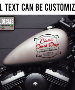 Personalized Whiskey Style Pinstriping Sticker 11934
