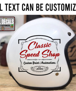 Personalized Whiskey Style Pinstriping Sticker 11934