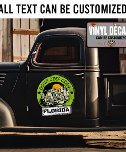 Personalized Offroad Adventure Club Sticker 11874