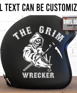 Personalized White Death Devil Sticker 11837
