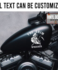 Personalized White Death Devil Sticker 11837