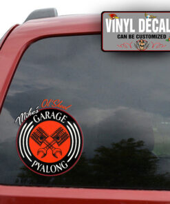 Personalized Ol Skool Scrossing Piston Sticker 11708