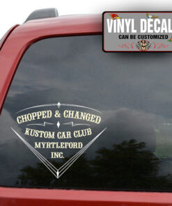 Personalized White Pinstriping Custom Paint Sticker 11536