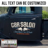 Personalized Old School Car Wash Sticker 11005