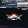 Personalized Old School Eagle Tattoo Vinyl Sticker 10346
