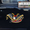 Personalized Old School Eagle Tattoo Vinyl Sticker 10347