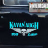 Personalized Wing Skull Garage Sticker 11562
