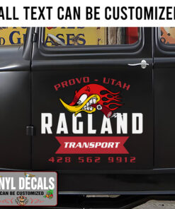 Personalized Old School Mr Horsepower Classic Sticker 11235