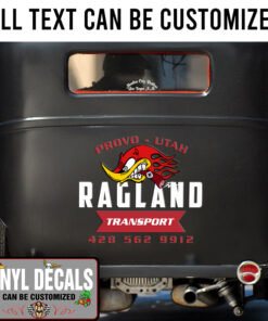 Personalized Old School Mr Horsepower Classic Sticker 11235