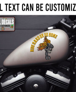 Personalized Winged Piston Motorcycle Helmet Sticker 11814