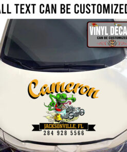 Personalized Old School Rat Fink Rat Rod Sticker 11201