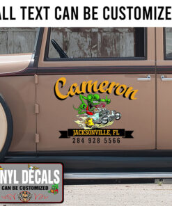 Personalized Old School Rat Fink Rat Rod Sticker 11201