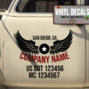 Personalized Wings Sticker 10940