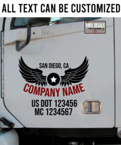 Personalized Wings Sticker 10940