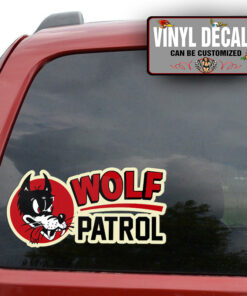Personalized Wolf Patrol Sticker 11441