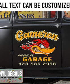 Personalized Woodpecker Drag Racing Sticker 11241