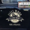 Personalized Woodworker Lettering Sticker 11356