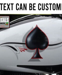 Pinstriping Ace Motorcycle Gas Tank Decal 11761