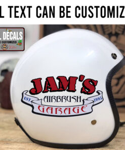 Personalized Patina Lettering Sticker 11911