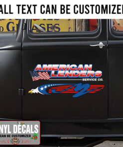 Personalized Patriot Trucking Sticker 11081