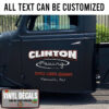 Personalized Paving Lettering Vinyl Sticker 10640