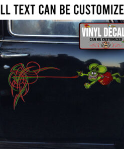 Pinstriping Rat Fink Sticker 11637
