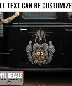 Pinstriping Rat Fink Sticker 11733