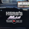Personalized Pegasus Mobil Lettering Sticker 10966
