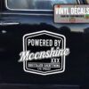 Powered By Moonshine Sticker 11358