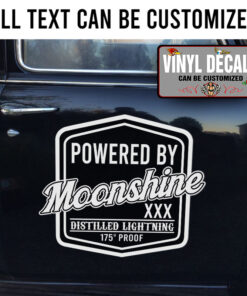 Powered By Moonshine Sticker 11358
