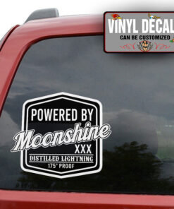 Powered By Moonshine Sticker 11358
