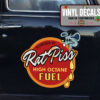 Powered By Rat Piss High Octane Fuel Sticker 11464