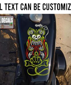 Rat Fink 3 Colors Pinstriping Sticker 12058
