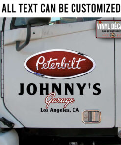 Personalized Peterbilt Emblem Sticker 11276