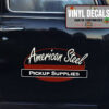 Personalized Pick Up Truck Lettering Vinyl Sticker 10329